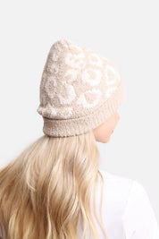 mySundaze Leopard Microfiber Beanie Hat