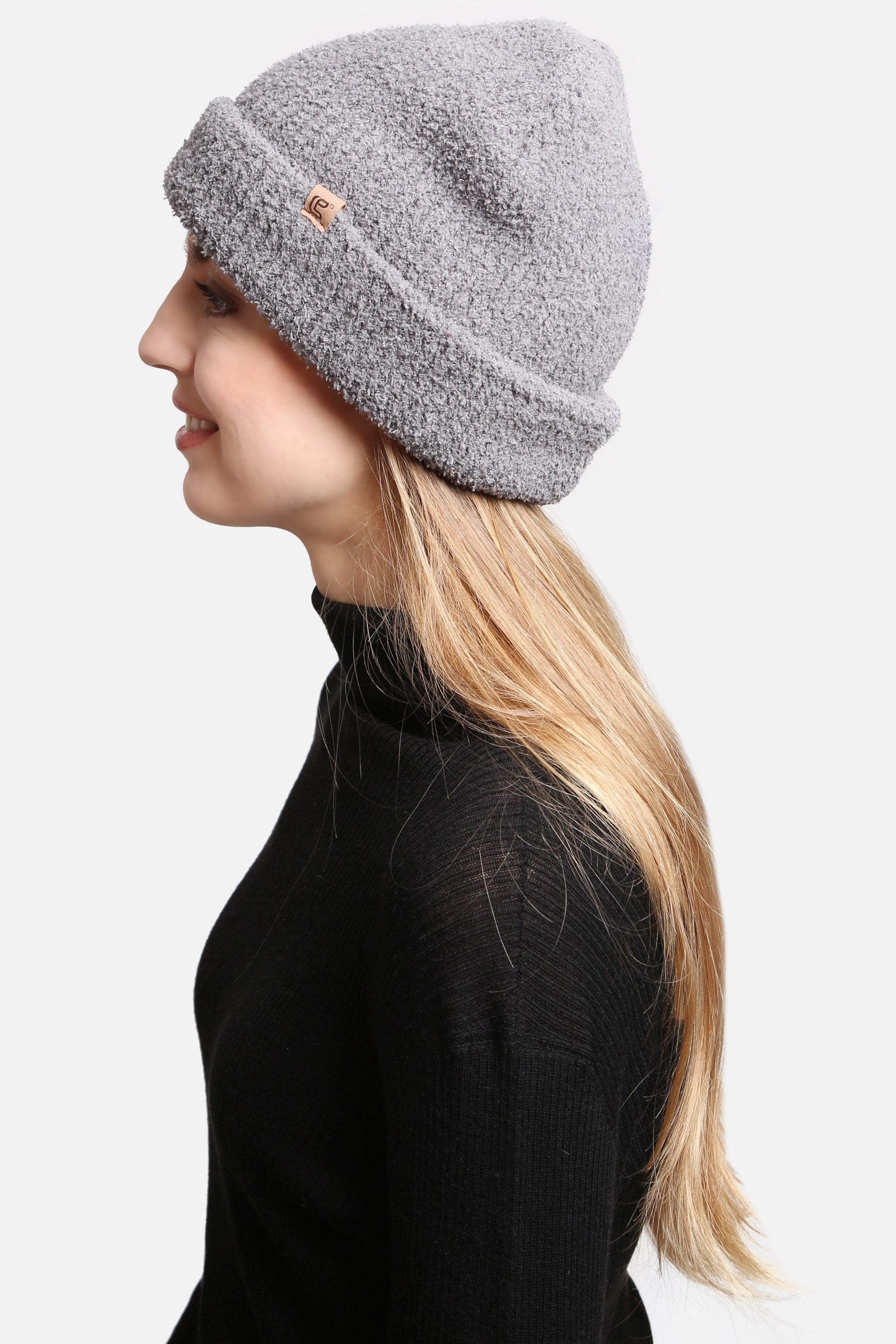 mySundaze Solid Double Layered Microfiber Beanie
